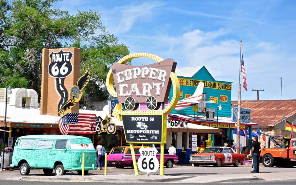 seligman cidade proxima a las vegas que inspirou o filem carros fica na rota 66 nevada